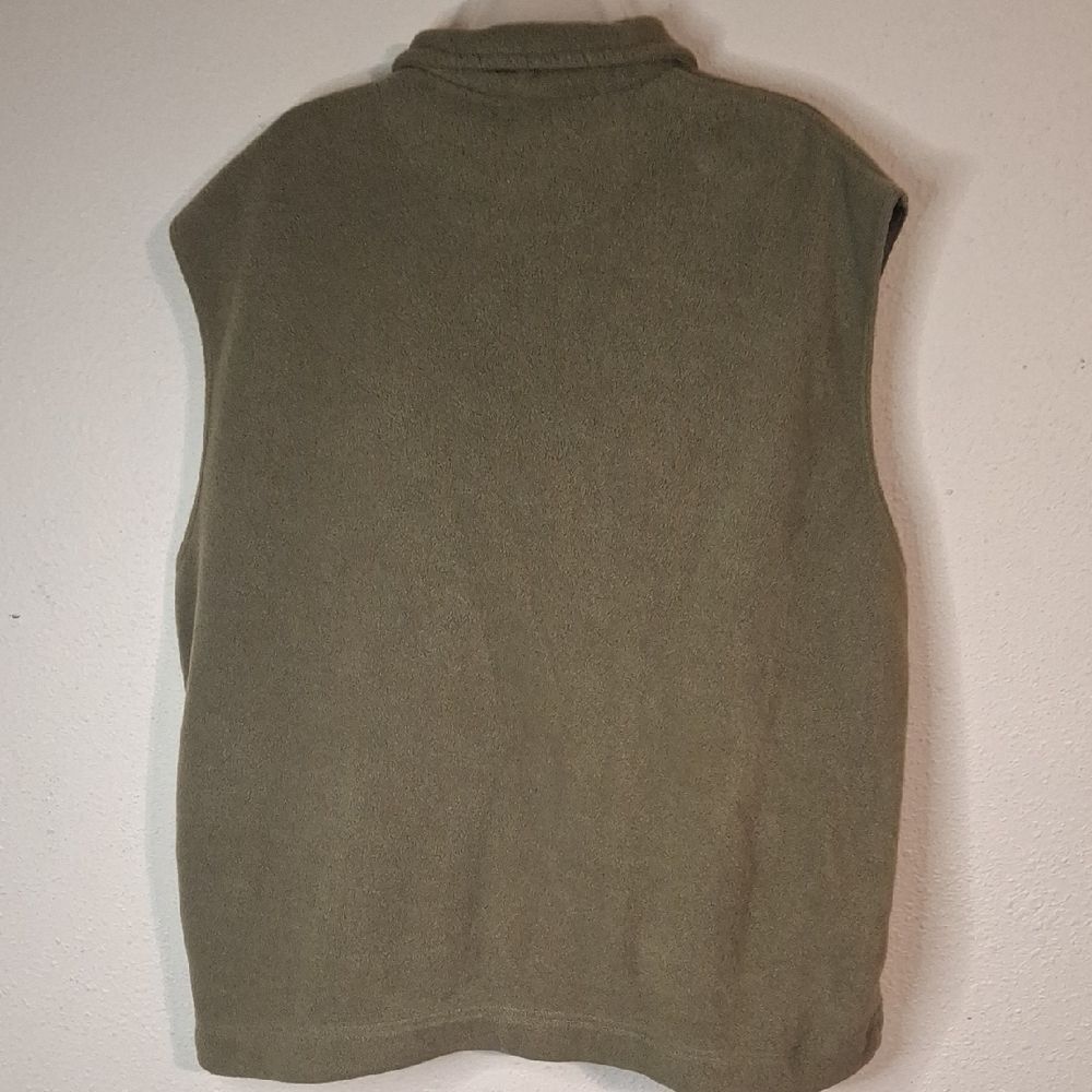 Mossy Oak Olive Green Fleece Vest size XL - Picture 3 of 5